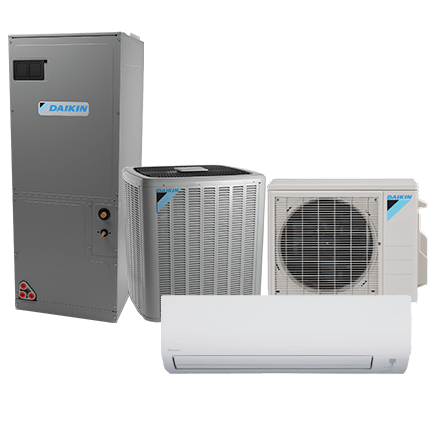 ducted and ductless heat pumps